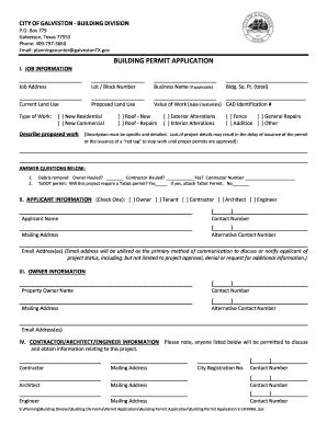 Fillable Online COMMERCIAL BUILDING PERMIT APPLICATION Fax Email Print ...