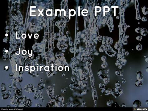 Image result for Example of PPT