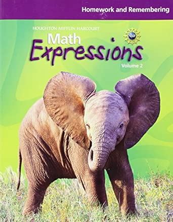 Math Expressions, Grade 3 Homework and Remembering Consumable: Houghton ...