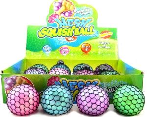 AncientKart Squeeze Mesh Smash Stress Relief Balls with Slime Inside ...