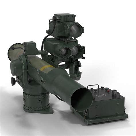 bgm-71 tow missile 3d c4d