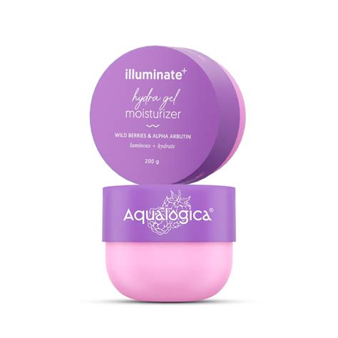 Aqualogica Illuminate + Hydra Gel Moisturizer with Wild Berries & Alpha ...