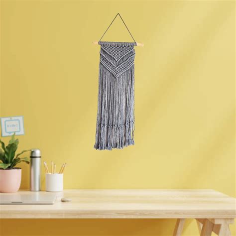 Story of Knots Grey Macrame Wall Hanging – Kreate