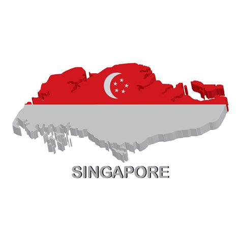Singapore map icon 28658762 Vector Art at Vecteezy