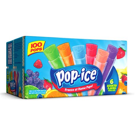 Giant Flavor Ice Freezer Pops