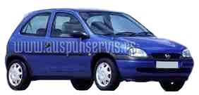 Opel Corsa B auspuh cena | Auspuh Servis Živojinović, Beograd