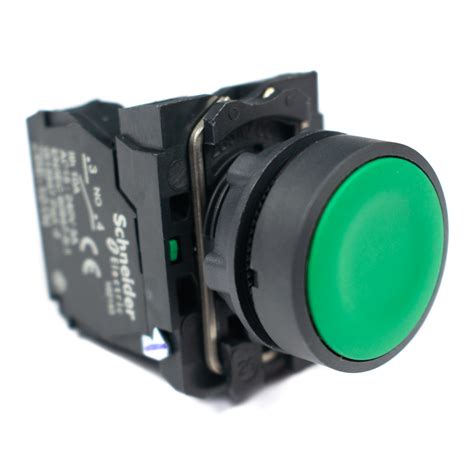 Buy XB5AA31N Schneider Push Button Spring Return 1 NO Green at HNHCart.com