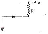 In the following, which one of the diodes is reverse biased