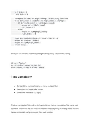 Image result for Sort String Alphabetically Python
