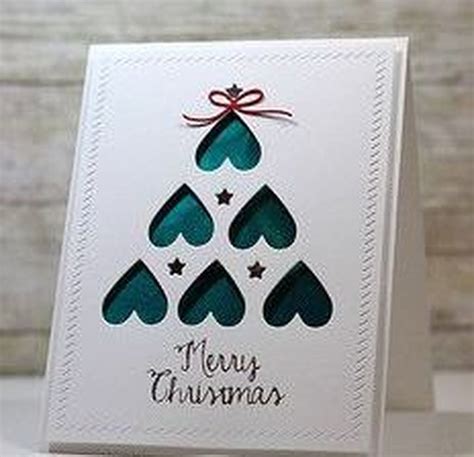 simple christmas card design handmade
