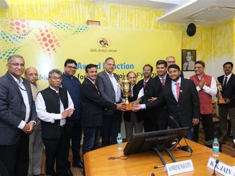 GAIL CMD awarded 'CMD Tropy' for Best Projects