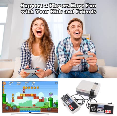 Buy Retro Game Console with 620 Games and 2 Classic Controllers,Plug ...