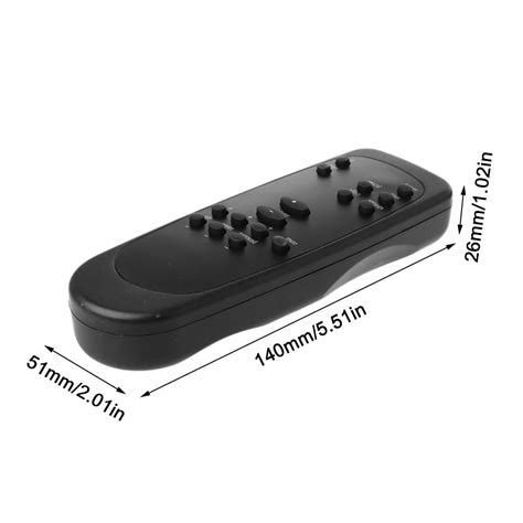 Buy TONKBEEY Black Remote Control for Logitech Z5500 Z5450 Z680 ...