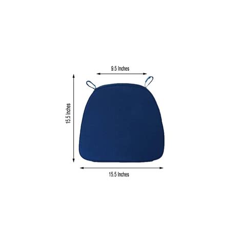 Buy Efavormart Navy Blue Chiavari Chair Cushion Chair Pad with ...