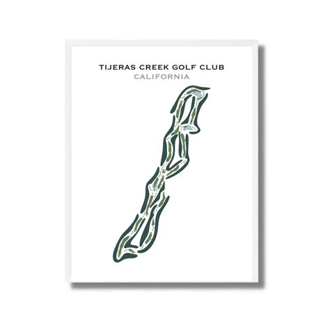 Tijeras Creek Golf Club, CA | Golf Course Map, Golf Map, Golfer Gift ...