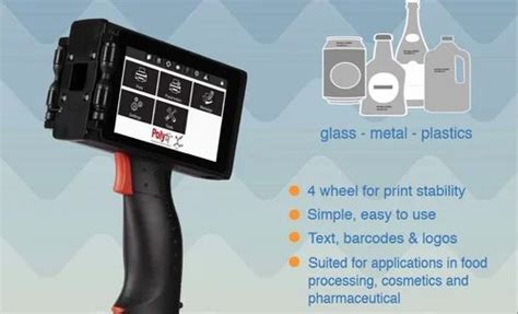 Tij Handheld Inkjet Printer - Polytij S2i Handheld Inkjet Printer (TIJ ...