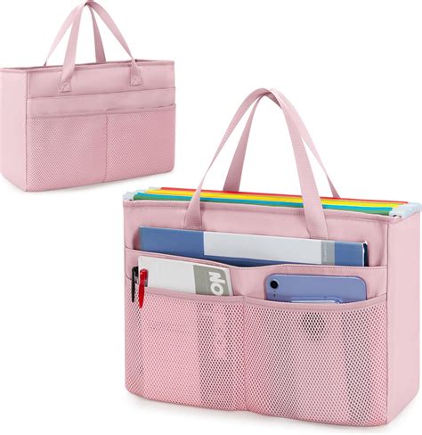 Amazon.com: Prokva Desk File Organizer Tote Bag for Legal Size File ...