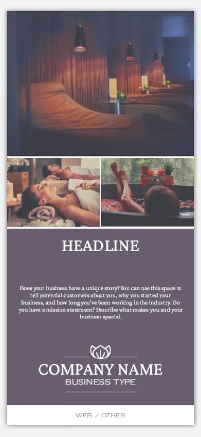 Accommodations Rate Cards Templates & Designs | Vistaprint