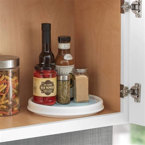 Buy Copco Non-Skid Pantry Cabinet Lazy Susan Turntable, 9-Inch, Blue ...