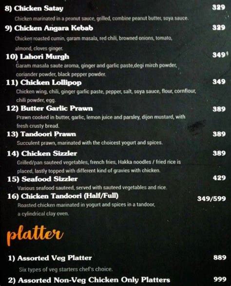 Menu at The 3 Musketeers Pub, Pune, Level-1 Ground Floor