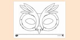 Owl Template For Colouring - F-2 - Australia (teacher made)