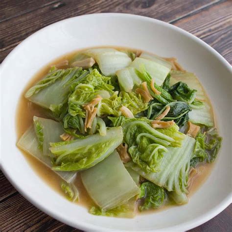 Chinese Cabbage Cooked