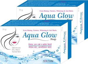 Aqua Glow Soap Pack of 2 for Acne, Dark Circles, Pimples Spots, Stretch ...