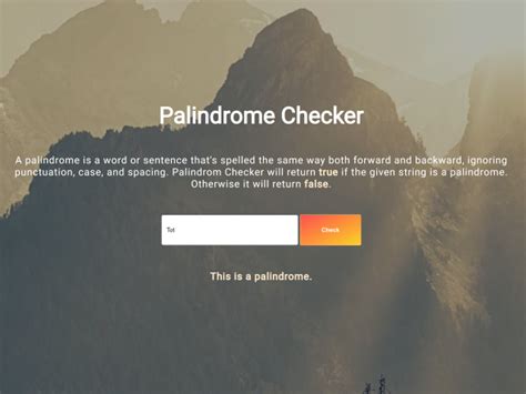 How to Check Palindrome in JavaScript 的图像结果