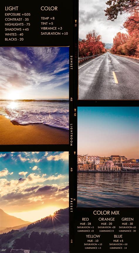 Free Mobile Free Lightroom Sunset Presets | Sunset filter lightroom ...
