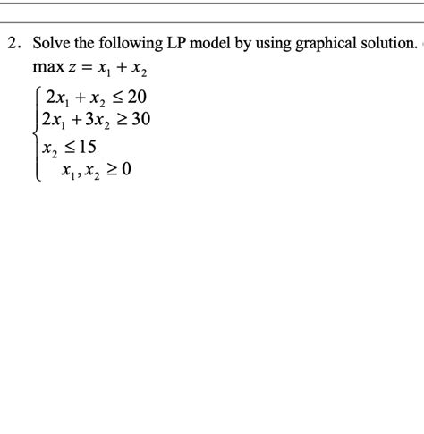 How to Solve LP Model Using Level Curve Approach 的图像结果