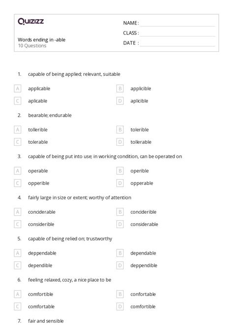 50+ Inflectional Endings worksheets on Quizizz | Free & Printable