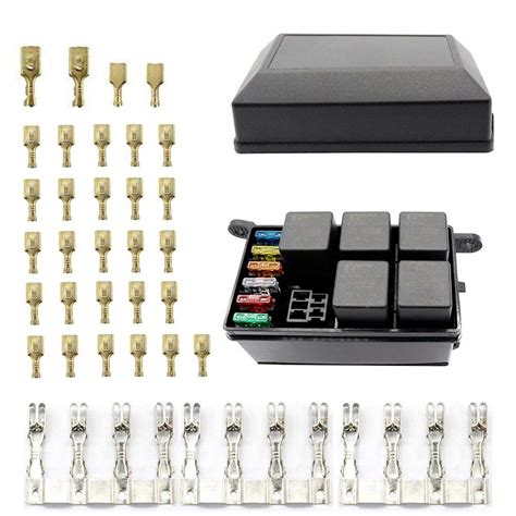 Buy Gaoominy RV Yacht Retrofit 6-Way Safety box relay 12V automobile ...