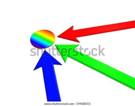Rainbow Pointer3d Stock Illustration 19408015 | Shutterstock
