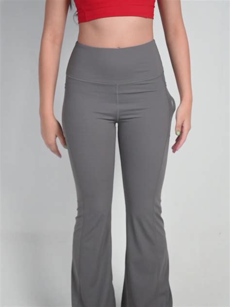 Grey All-Day Flex Flare Pants – CAVA Athleisure Pvt Ltd