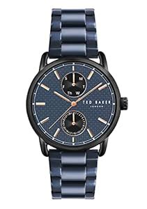 Buy Ted Baker TB Timeless Collection Men's Analog Blue Dial Coloured ...