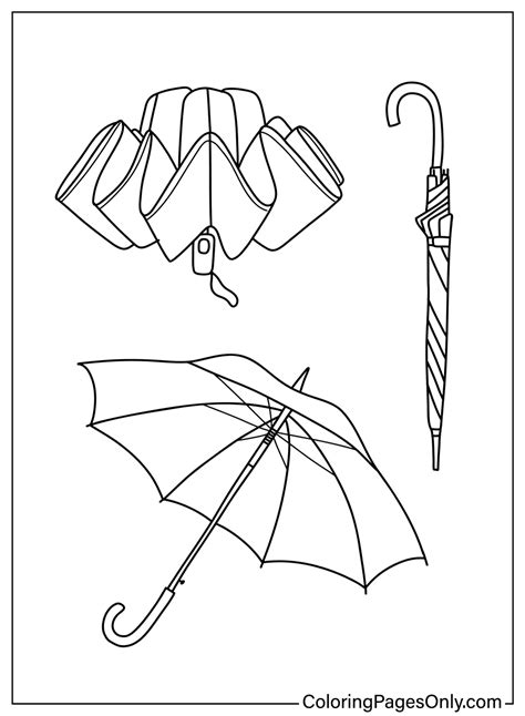 70+ Umbrella Coloring Pages - Free Printable PDF & Online Coloring