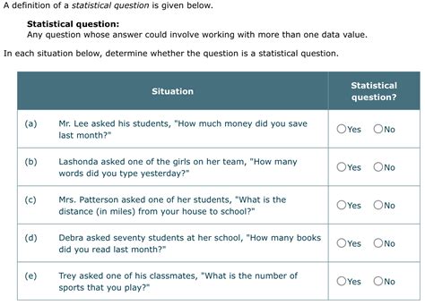 Image result for Statistical Question Definition