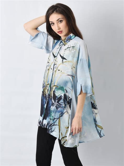 Buy Casual Designer Long Shirts for Women Online - Chique