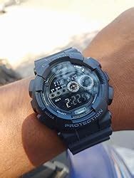 Buy Casio G-Shock GD-100-1BDR Digital Dial Black Resin Strap Men's ...