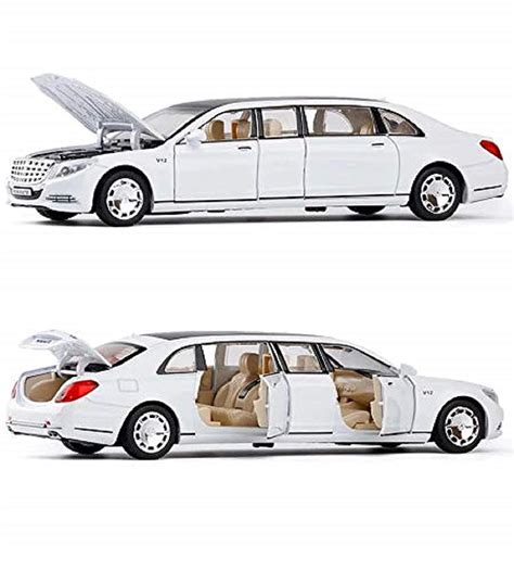 AYME Diecast Mercedes Maybach S650 Limousine Toy Car Scale Model,Pull ...