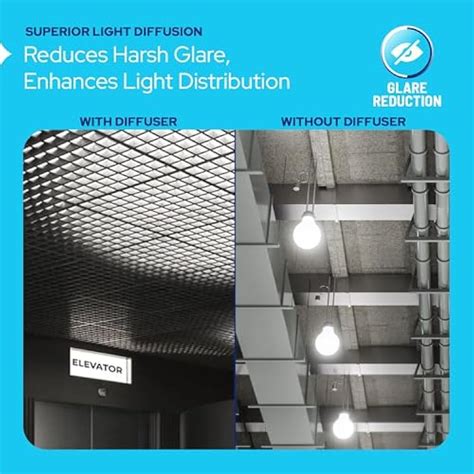 KASTLITE Black Egg Crate Fluorescent Light Covers - India | Ubuy
