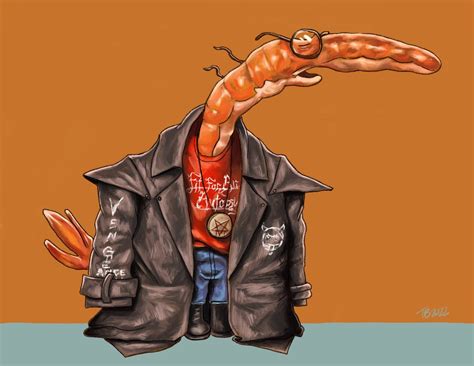 Shrimp Smiling Friends Cartoon Print Adult Swim - Etsy