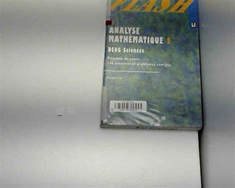 Amazon.in: Buy Analyse mathematique, deug sciences - resumes du cours ...