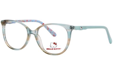 Hello Kitty HK383-2 Eyeglasses Youth Kids Girl's Green Full Rim 50-16 ...