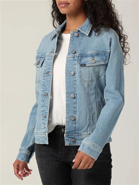 Womens Cropped Denim Jacket