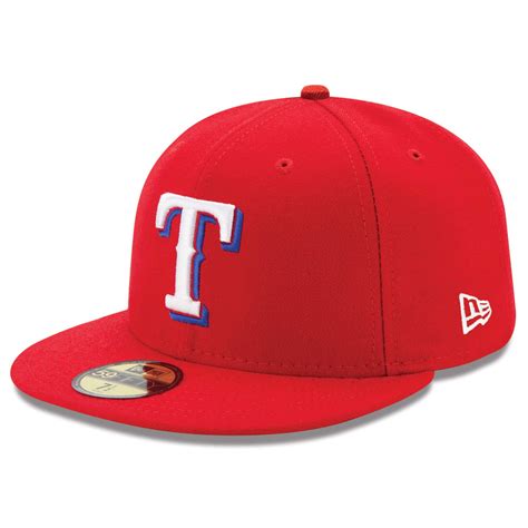 New Era Texas Rangers Red Alternate Authentic Collection On-Field ...