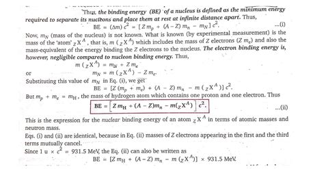 class12 ISC Physics Nootan Chapter Mass Energy Equivalence