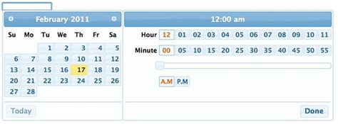 Image result for jQuery UI Time Picker