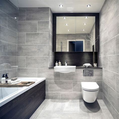 Herne Bay Grey Stone Effect Tiles | Walls and Floors | Bathroom tile ...