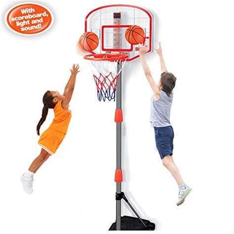 Buy Youper Mini Adjustable Portable Basketball Stand & Hoop System, Kid ...